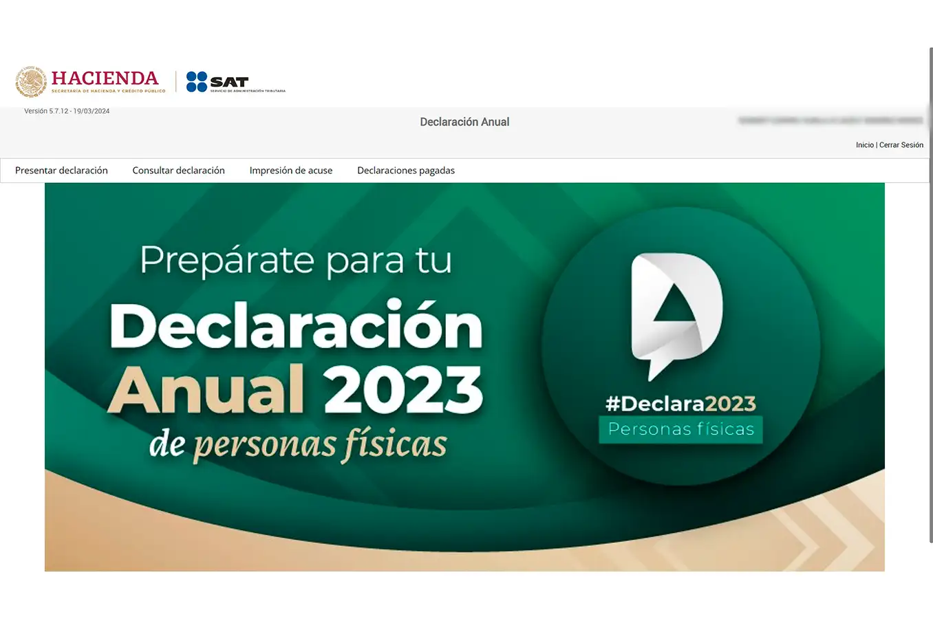 Tutorial declaración anual de personas físicas